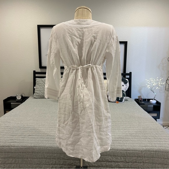 Athleta White Linen Dress - Picture 2 of 6